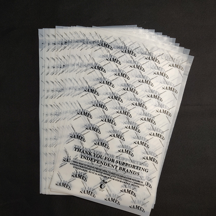 Fully Biodegradable Self-adhesive Bags